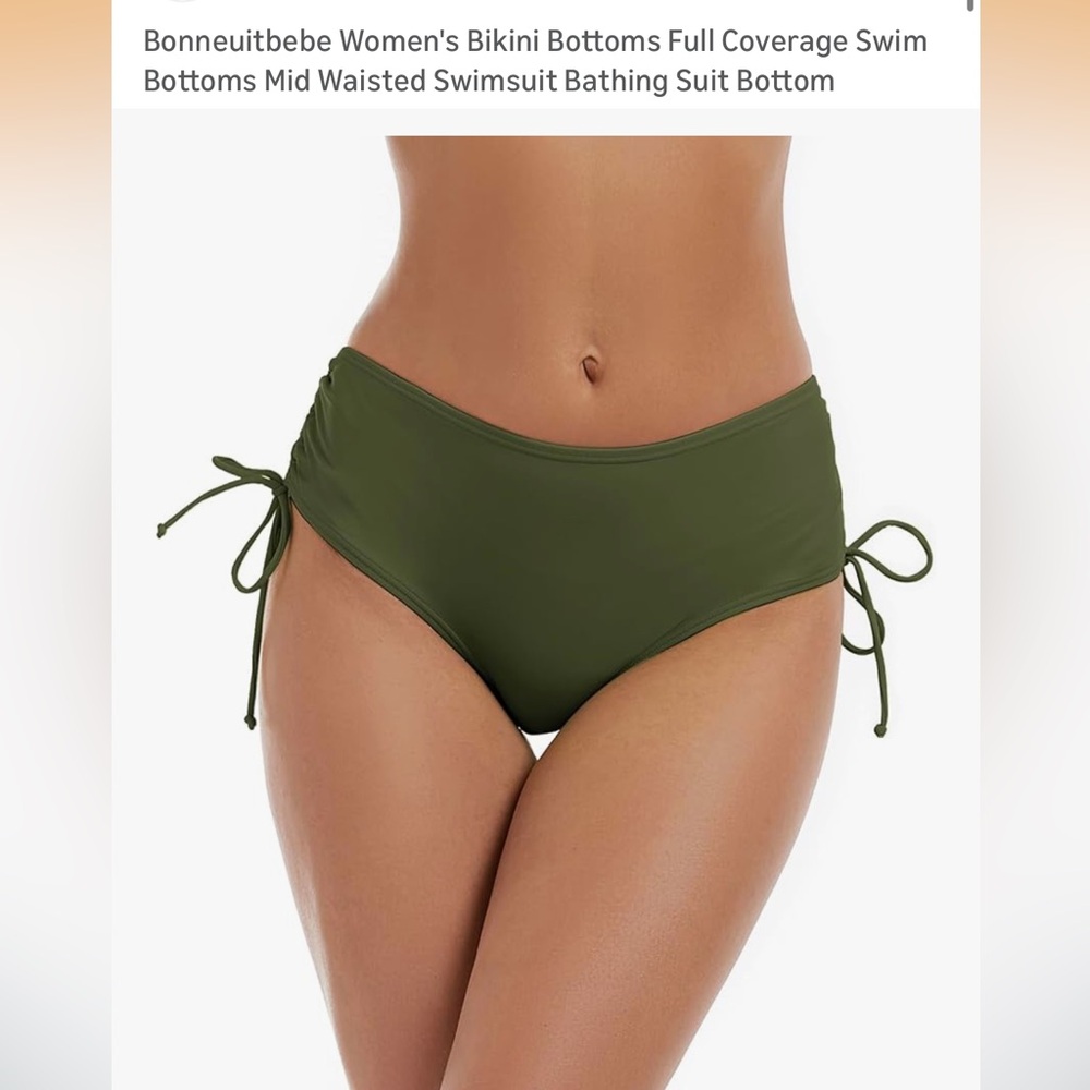 Army Green Bikini Bottoms